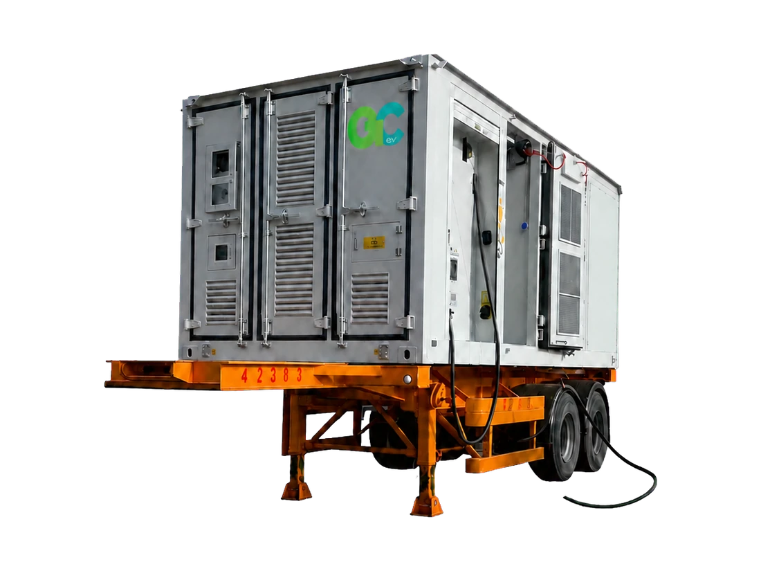 1200 kWh / 640 kW Four-Gun Mobile Charging System product view