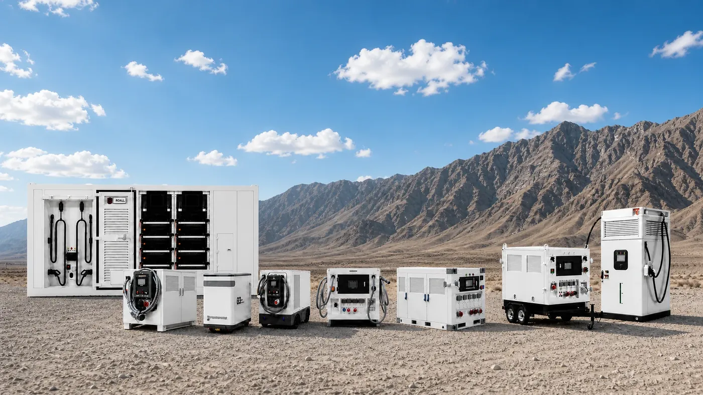 LiCharger mobile EV charging product range