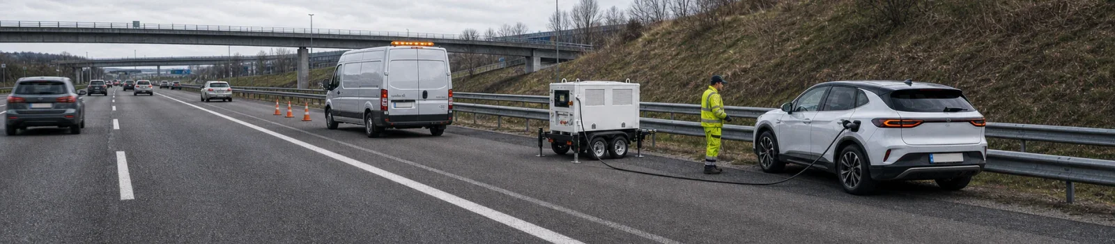 Roadside Assistance mobile charging