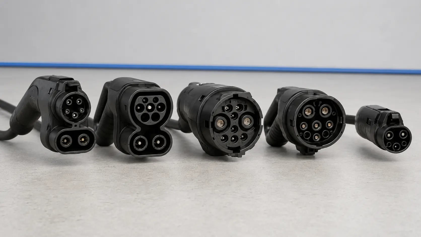 CCS1, CCS2, CHAdeMO, GB/T and NACS connector guide